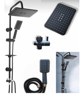 ENG ROBOT DUŞ SETİ LÜX (SİYAH)